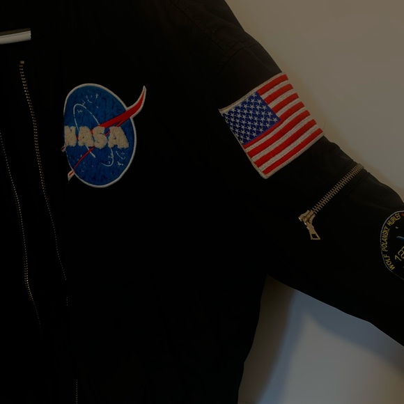 Forever 21 NASA patched Bomber Jacket for sale size (s) - Picture 6 of 8